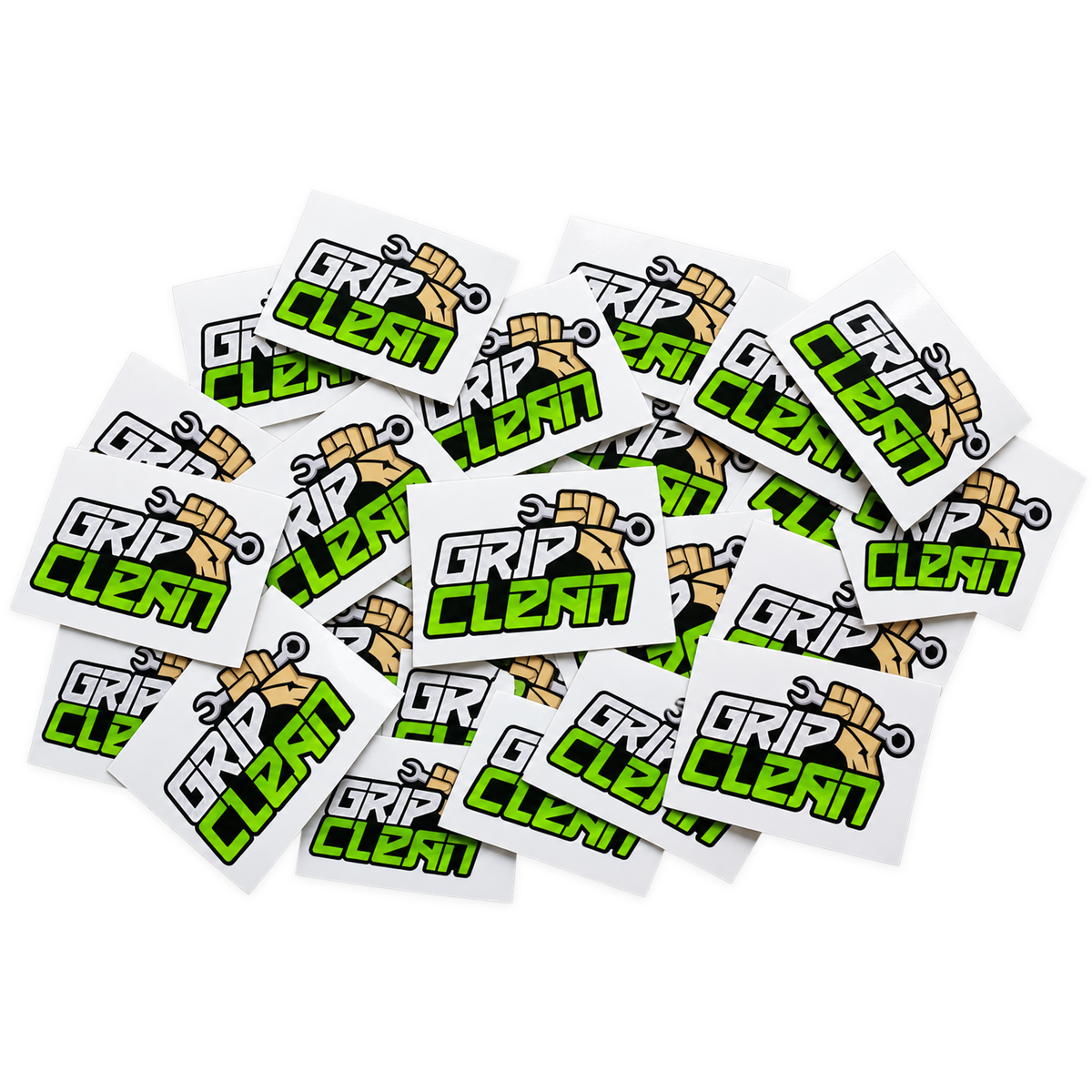 Grip Clean Stickers