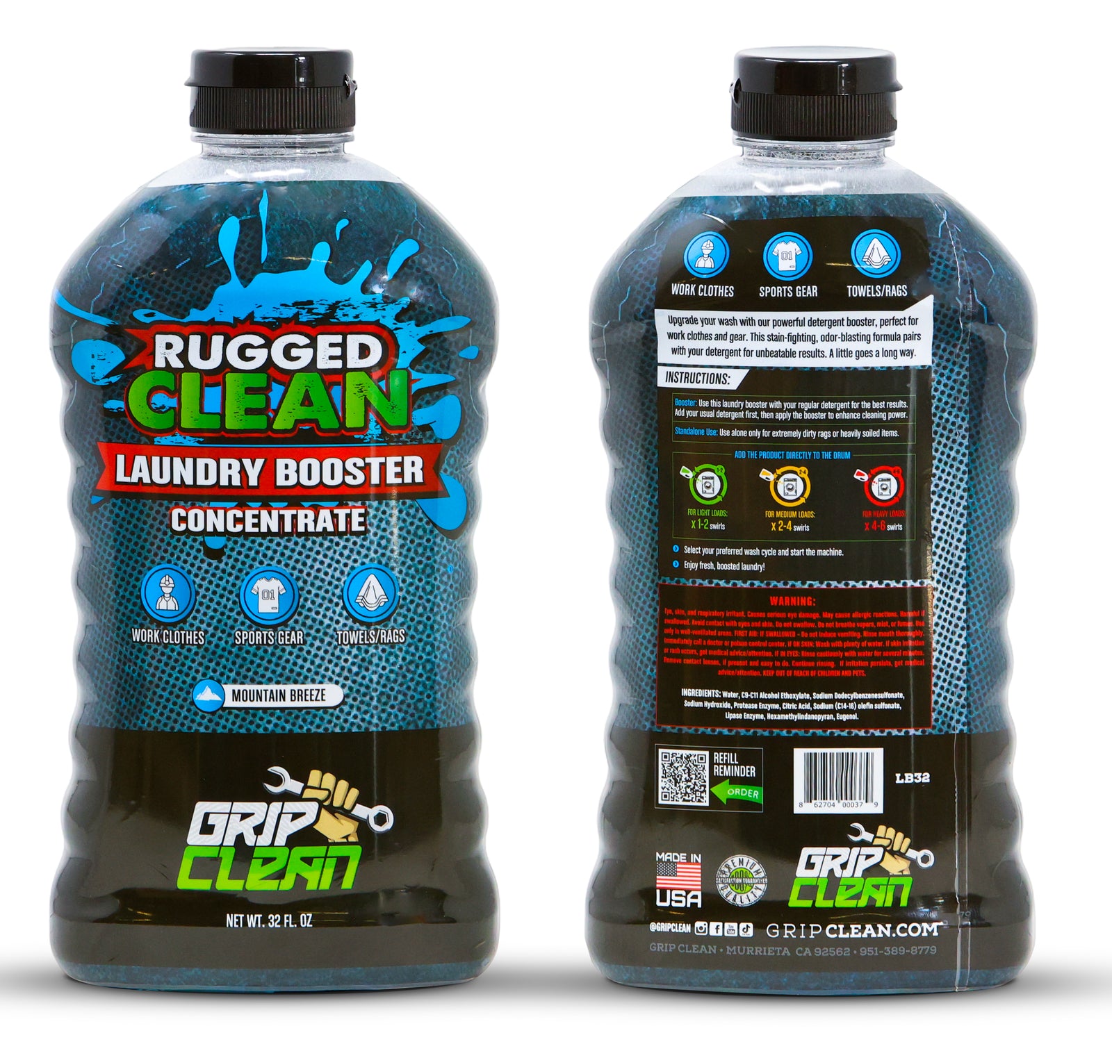 32oz Rugged Clean Laundry Booster