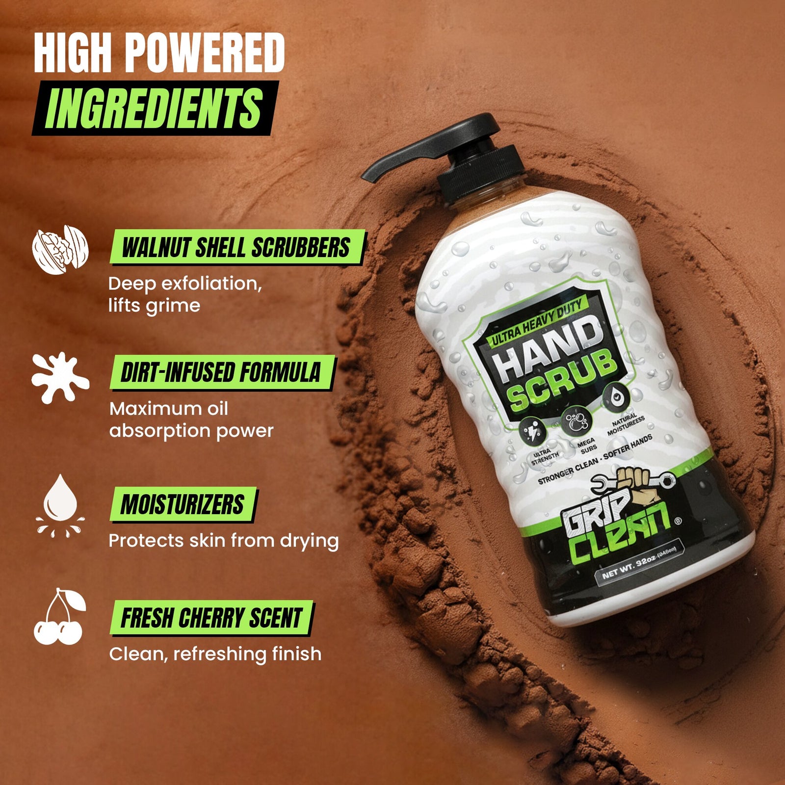 Walnut Mechanic Hand Cleaner Soap