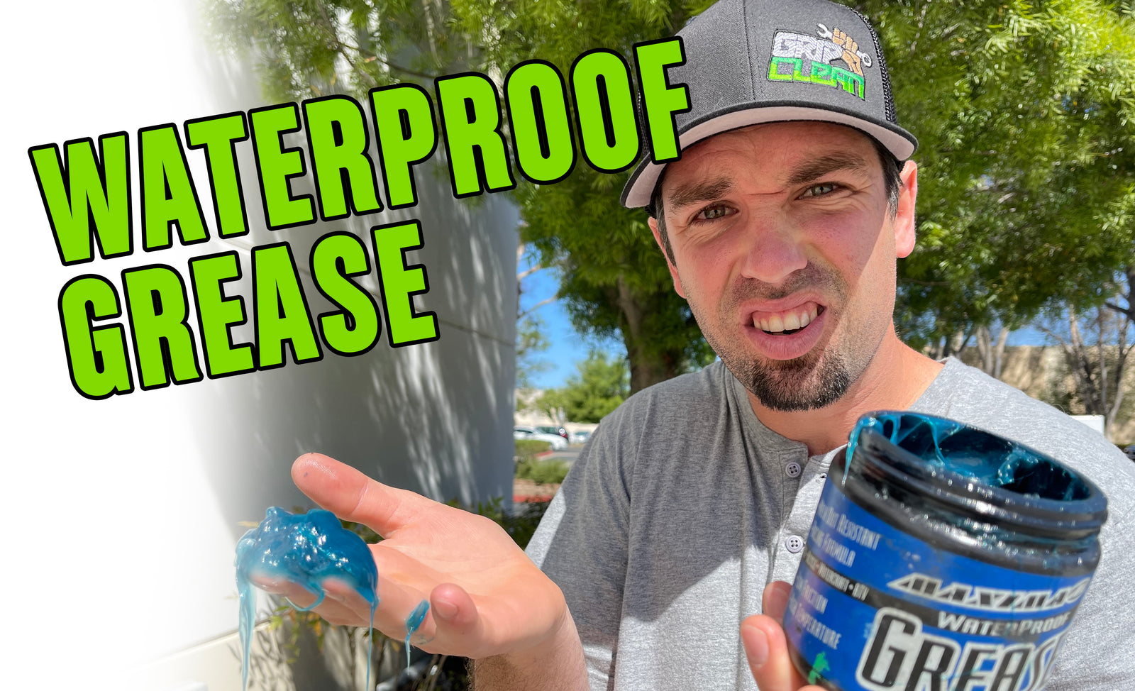 HOW TO REMOVE Waterproof Grease From Your Hands Grip Clean