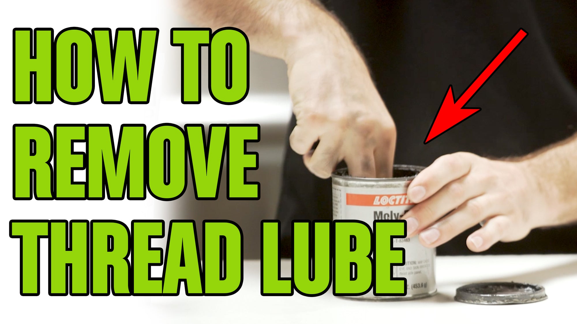 HOW TO REMOVE: Thread Lubricant Grease From Your Hands