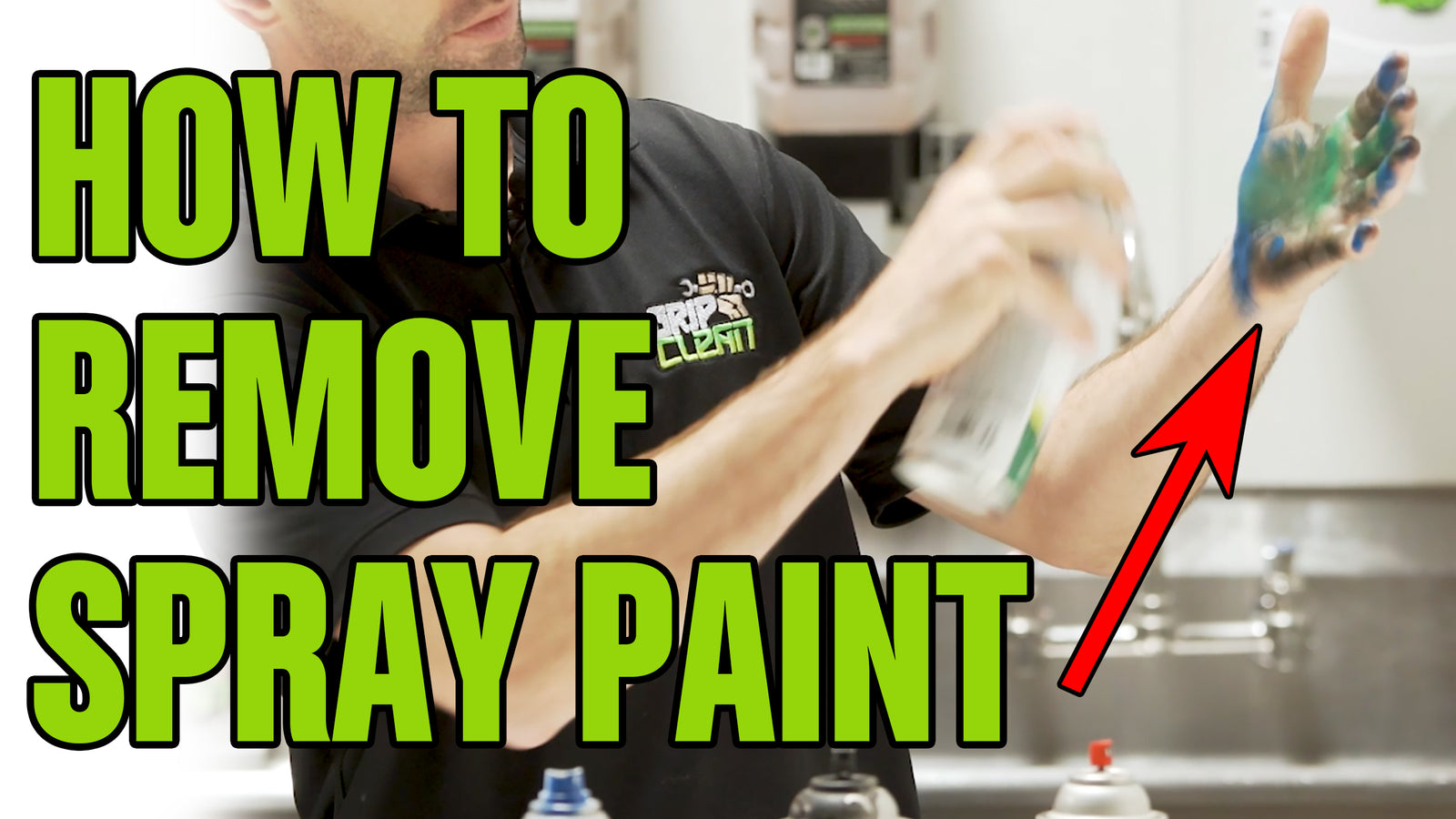 How To Remove Spray Paint From Your Hands And Get It Off! Grip Clean