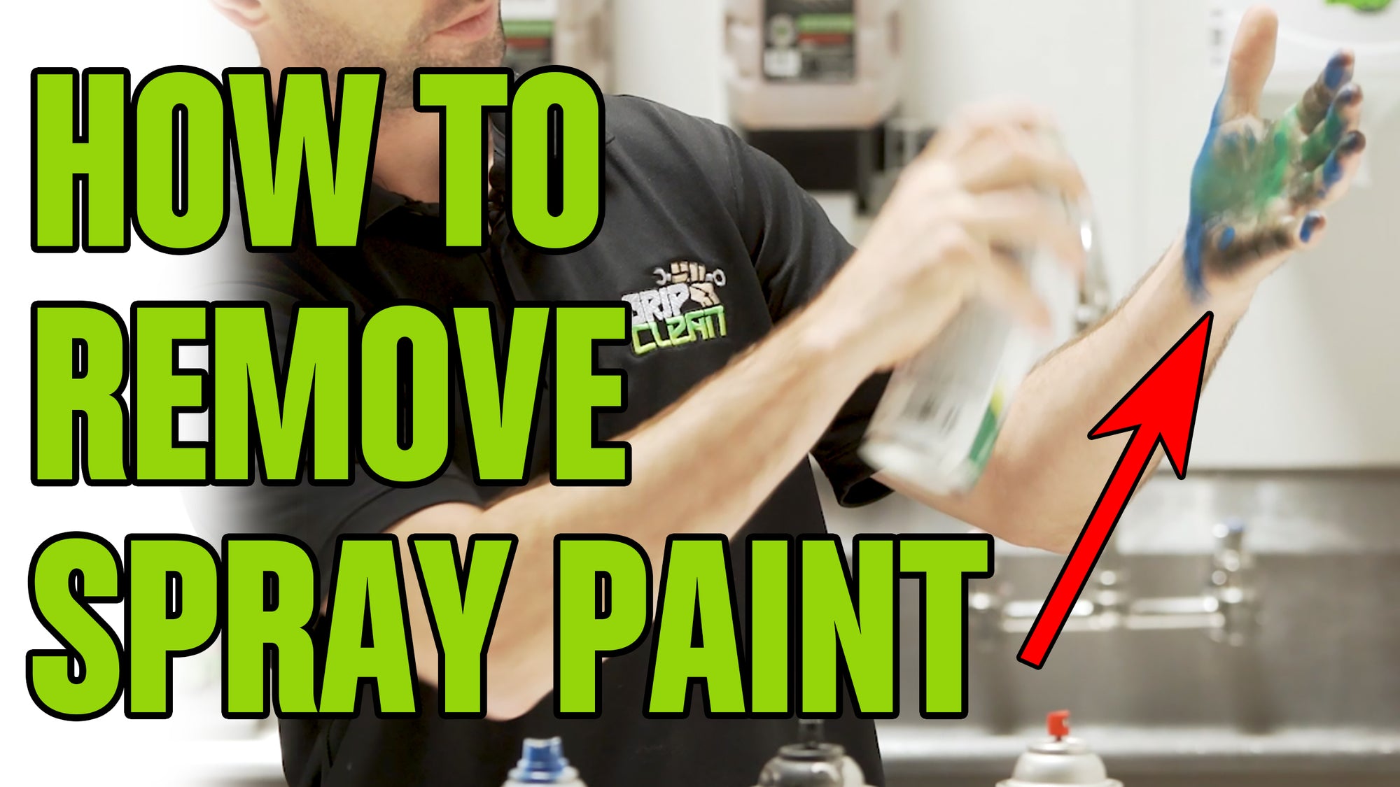 How To Remove Spray Paint From Your Hands And Get It Off!