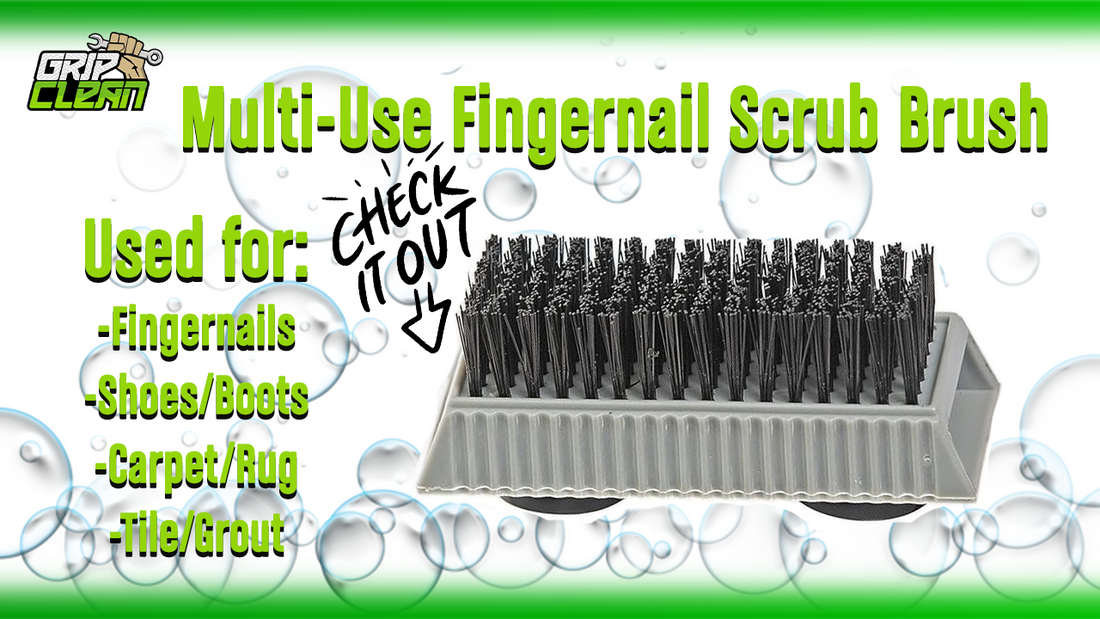 Scrubbing More Than Just Your Skin- Grip Clean's Fingernail Brush🫧✅