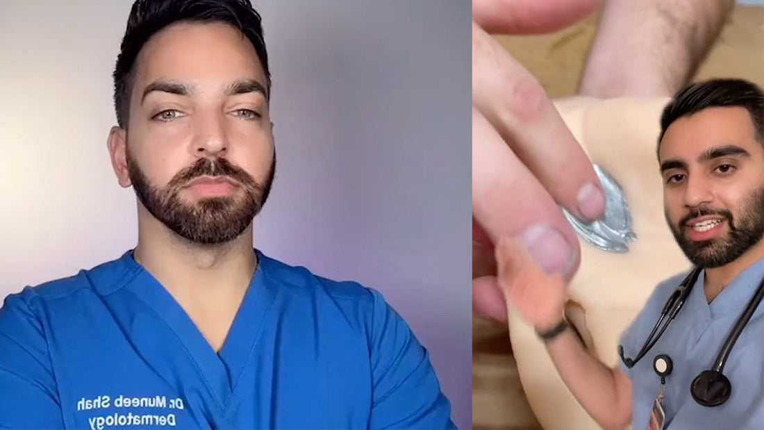 Derm Doctor reacts to putting anti-seize on my hands
