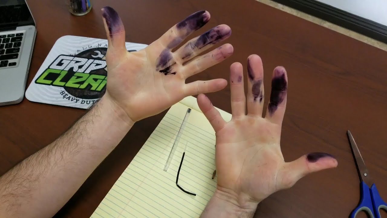 How to Get Pen Ink Off Skin & Remove Ink From Hands