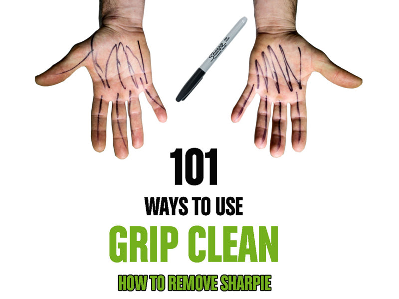 Clean Sharpie How to Get Sharpie Off Skin & How To Remove Sharpie From Hands – Grip Clean