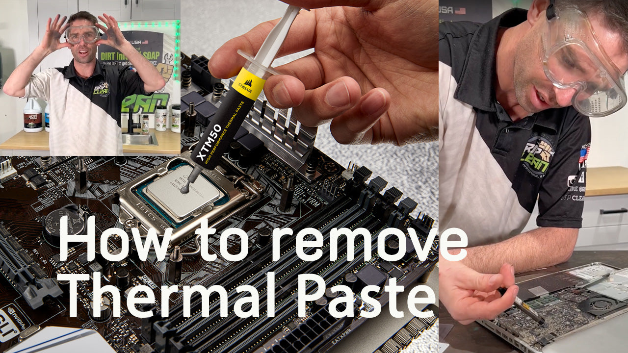 How to: Removing thermal paste