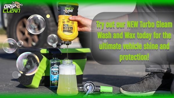 Grip Clean Turbo Gleam Wash and Wax Vehicle Soap