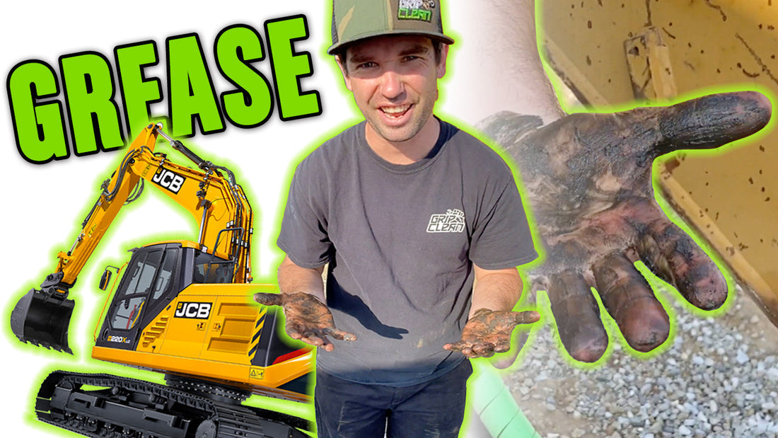 HOW TO REMOVE: Excavator Grease