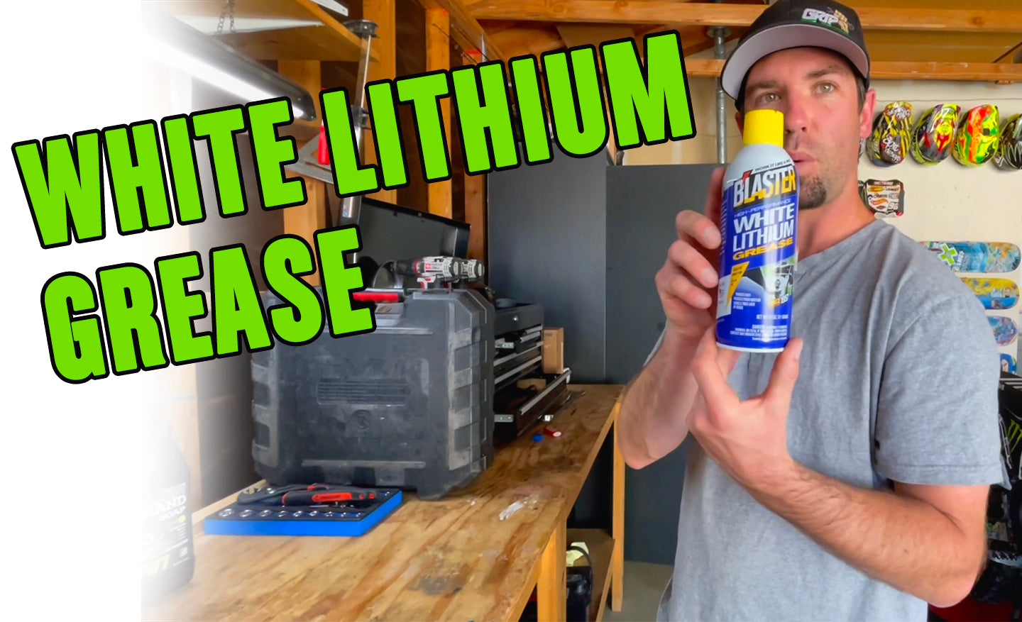 HOW TO REMOVE White Lithium Grease Grip Clean