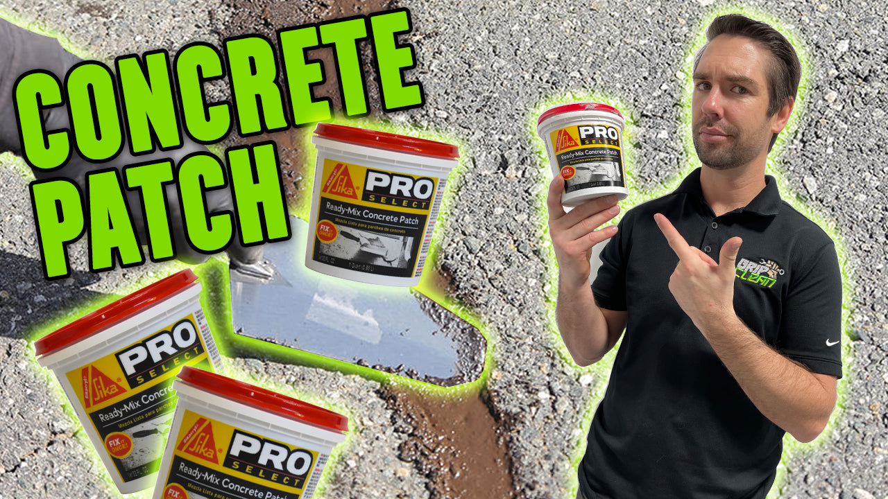 HOW TO CLEAN UP SIKA CONCRETE PATCH WITH GRIP CLEAN