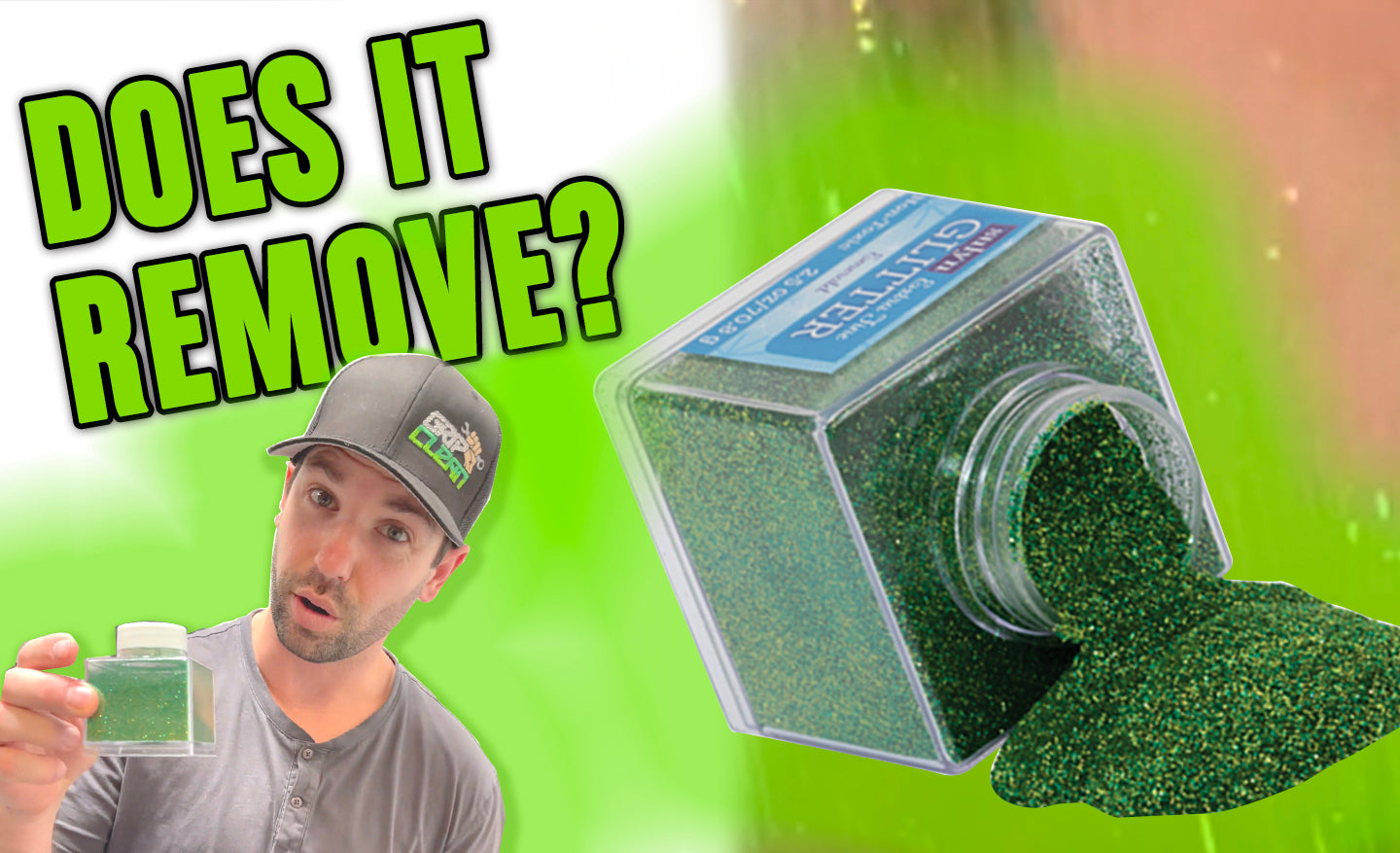 How To Get Glitter Off Skin & Remove Glitter From Face | Grip Clean