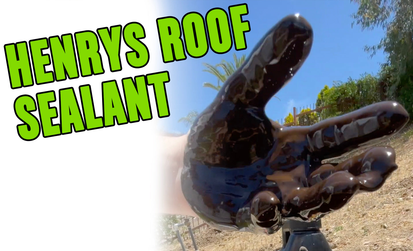 HOW TO REMOVE Henry's Roofing Sealant Grip Clean