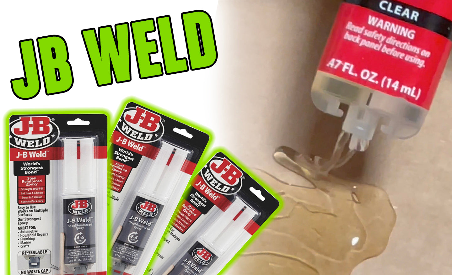 HOW TO REMOVE JB Weld Epoxy From Skin And Metal