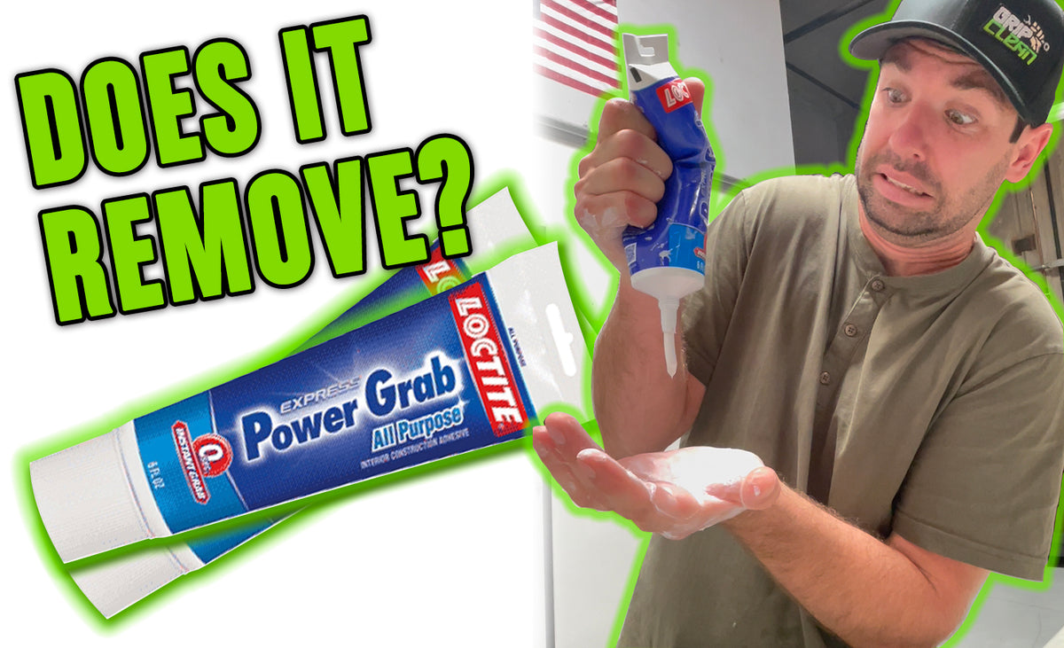 HOW TO REMOVE Loctite Power Grab Grip Clean