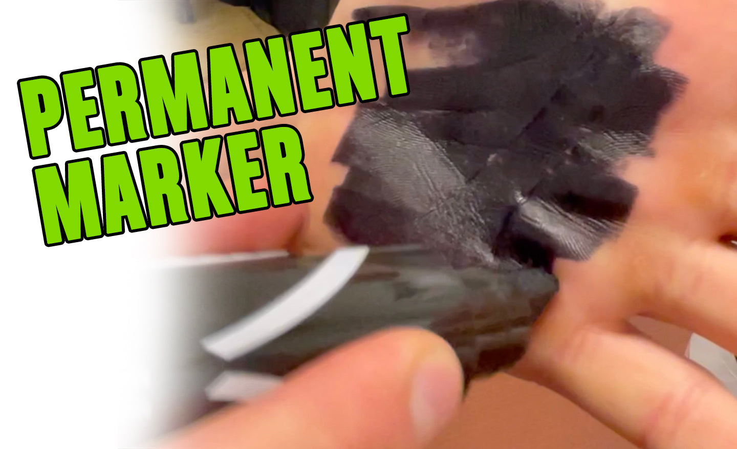 How To Remove Permanent Marker & Get Sharpie Off Skin
