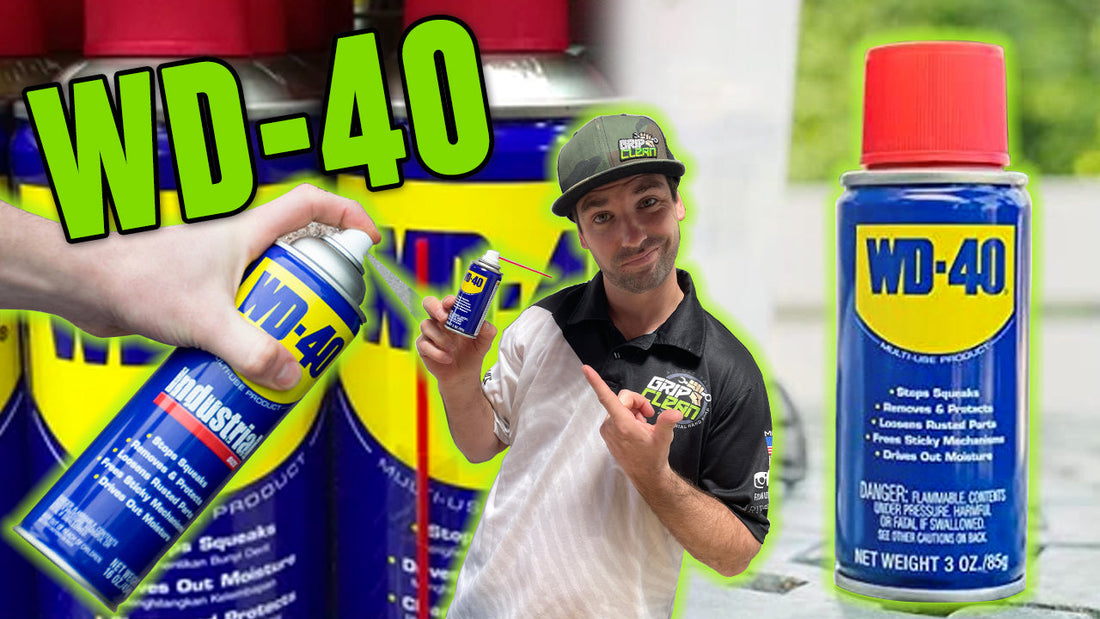 BEST WAY TO CLEAN UP WD-40 AFTER EXCESSIVE USE