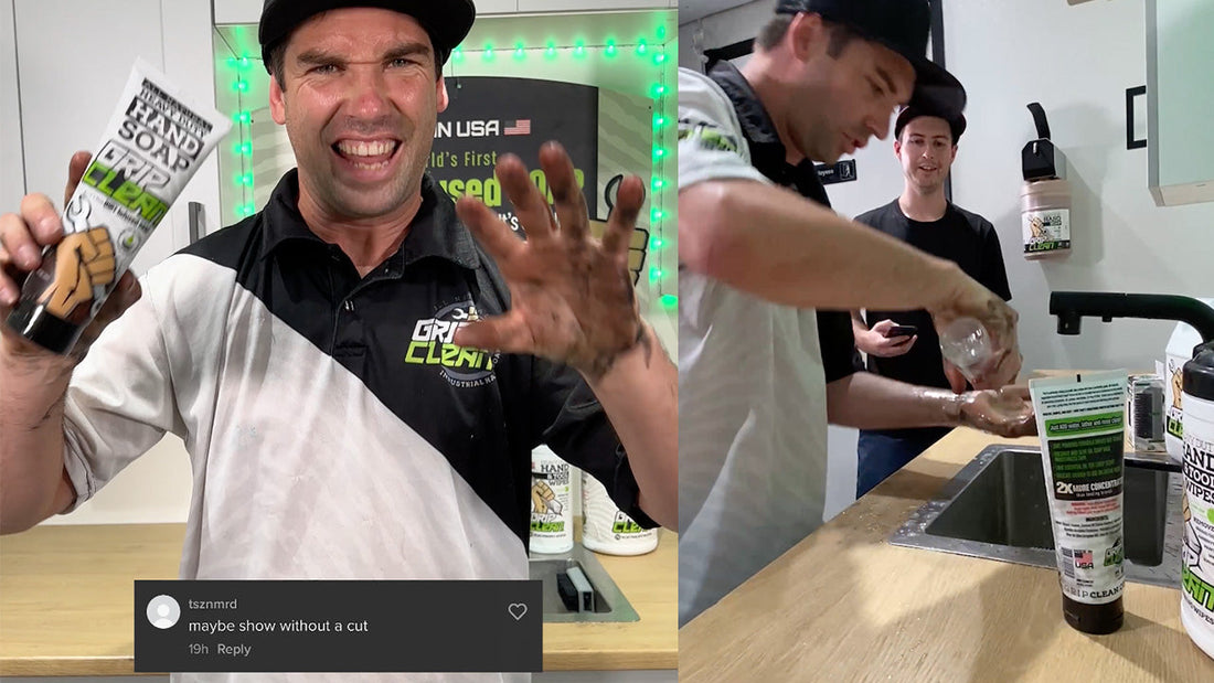 We get all these comments " you cut the clip " so thought we would make a video of what really happens. Now you know. it really is Grip Clean.