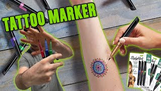BiC tattoo markers are fun to use but what do you do when it's time to clean it up? Watch now!