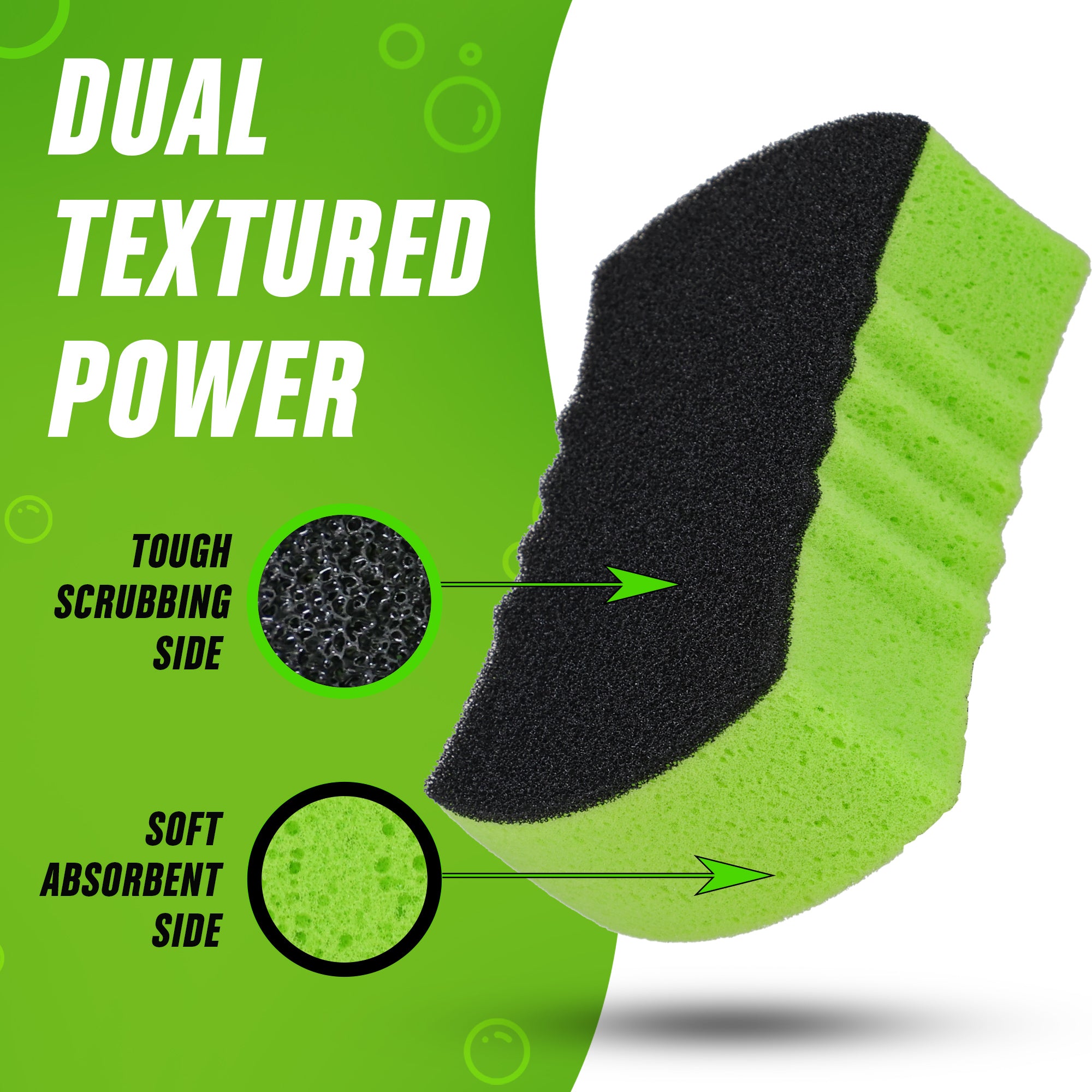 2-Pack Ultra Scrub Car Wash Sponge 