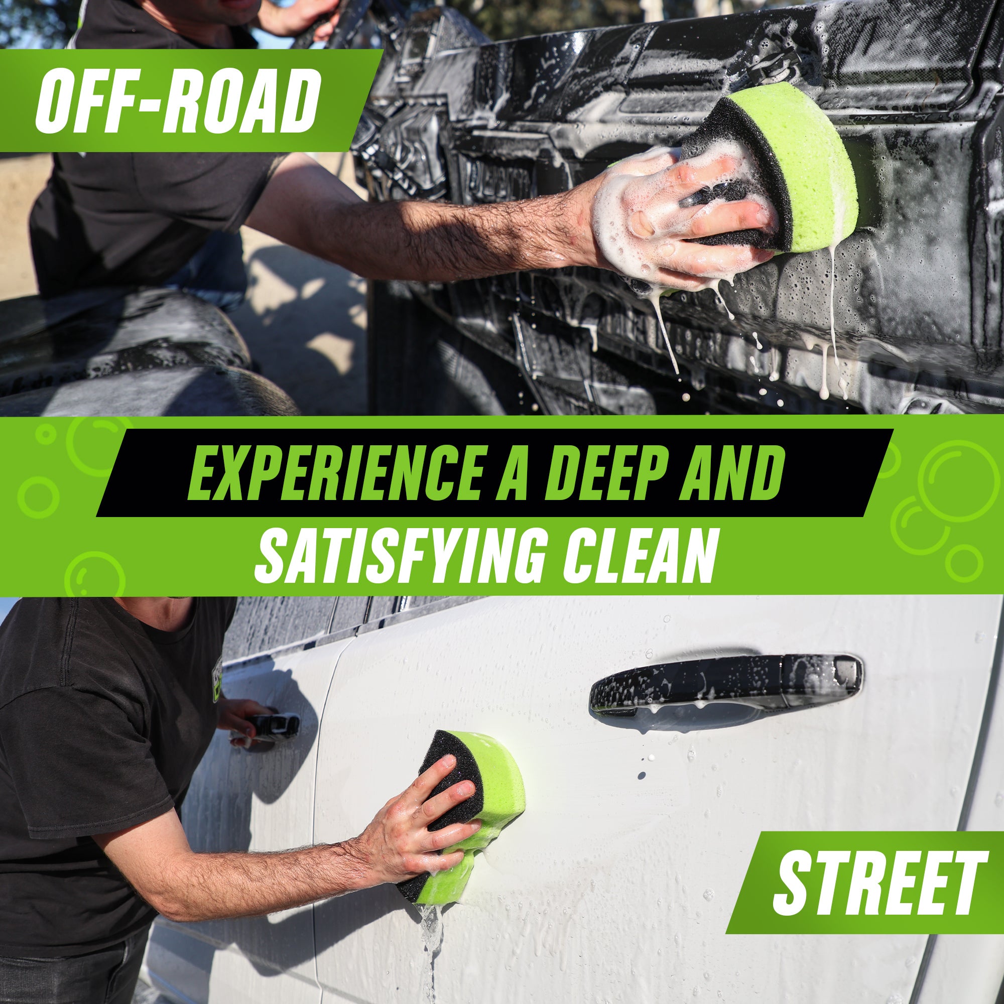 2-Pack Ultra Scrub Car Wash Sponge 