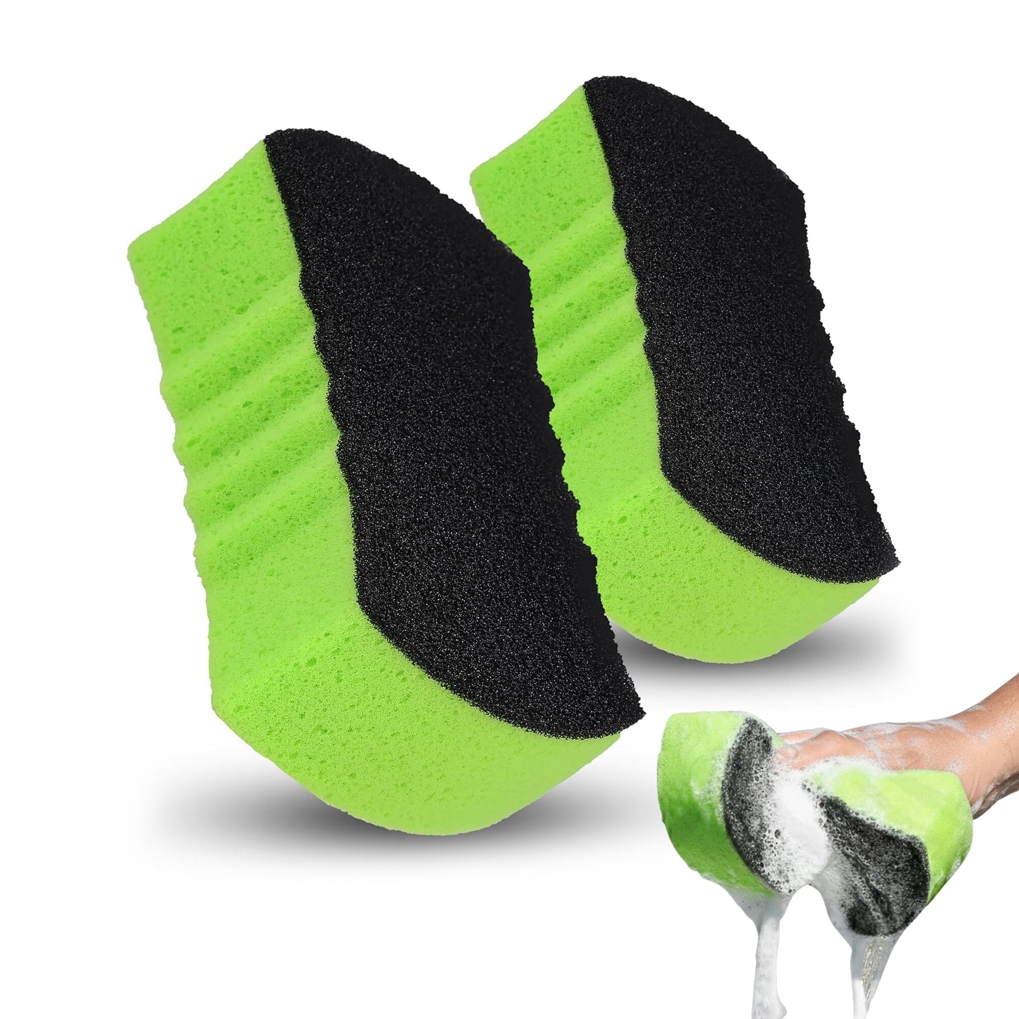 2-Pack Ultra Scrub Car Wash Sponge 