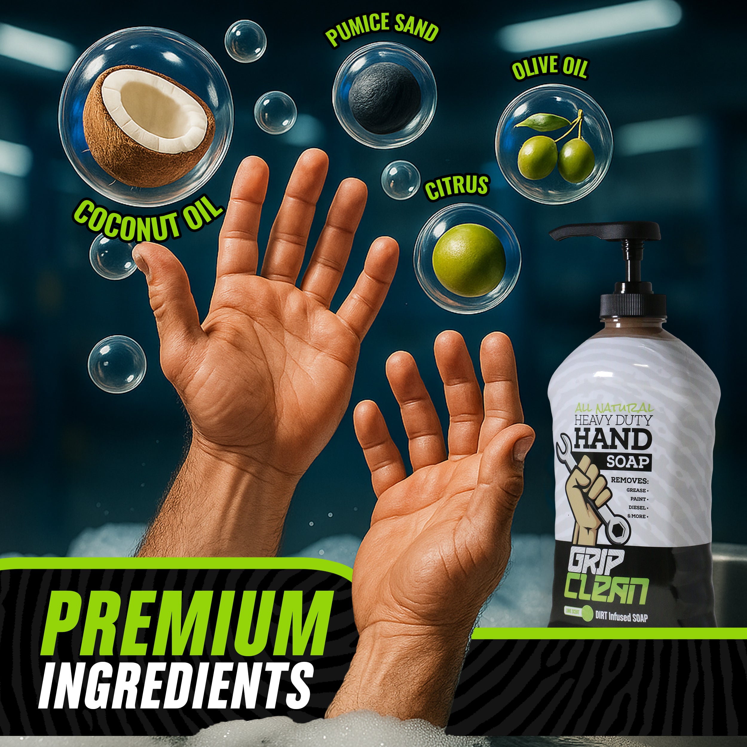  32oz All Natural Commercial Pumice Hand Soap