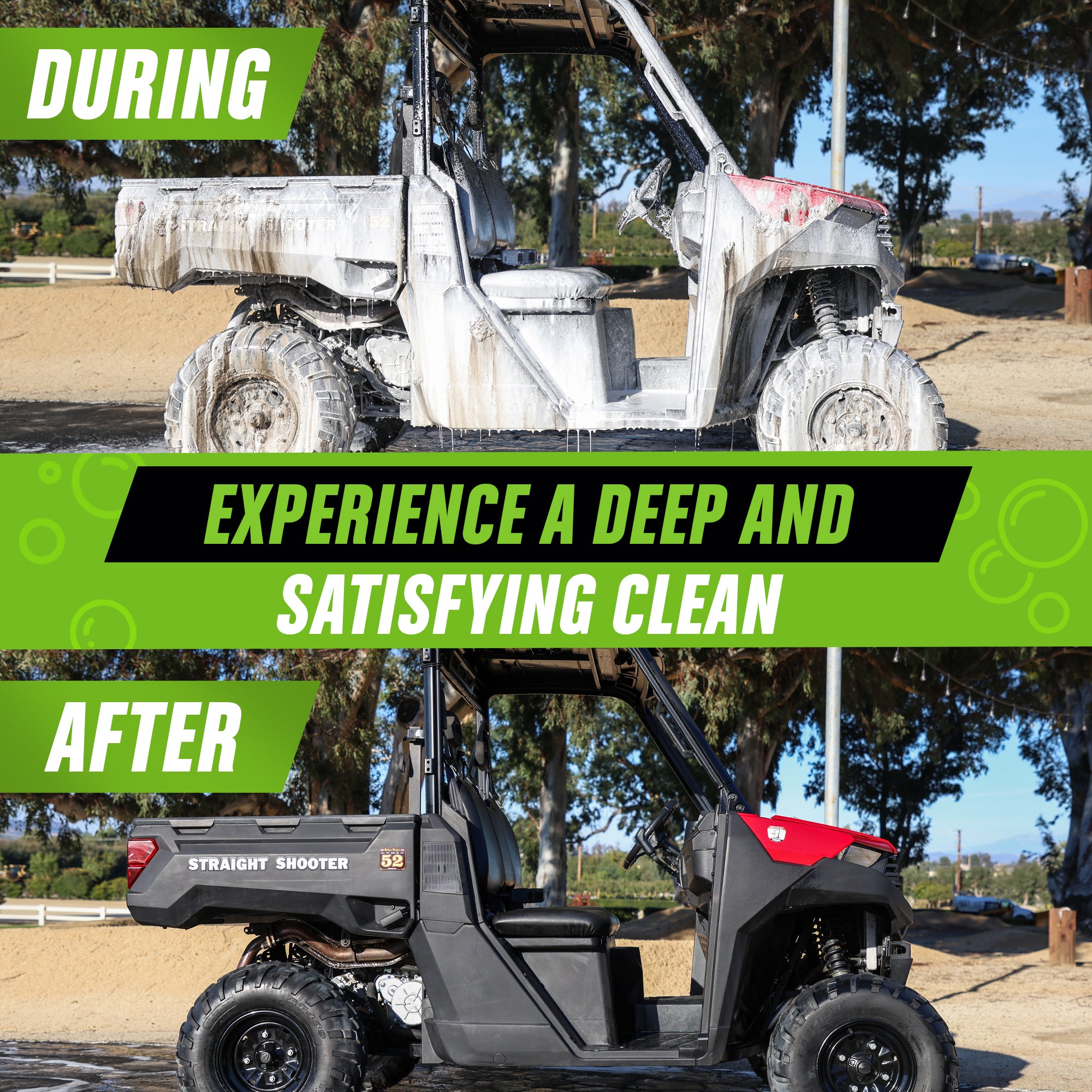 Green Glow Powersports High Foam Car Wash Soap 