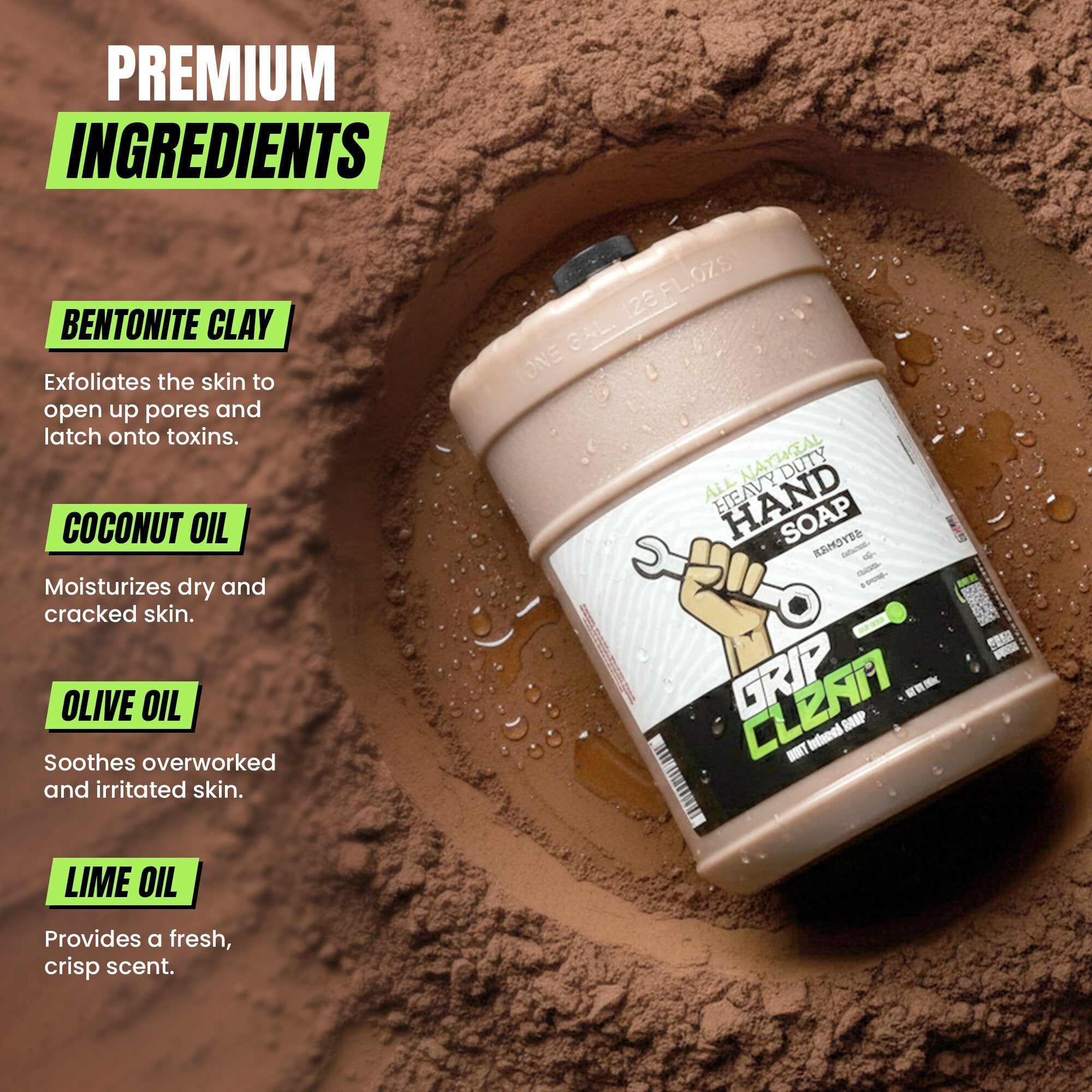 Hand Cleaner with Pumice  Liquid Soap 