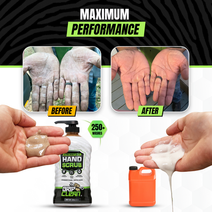 Hands washing before and after grease and grime hand cleaner 32oz