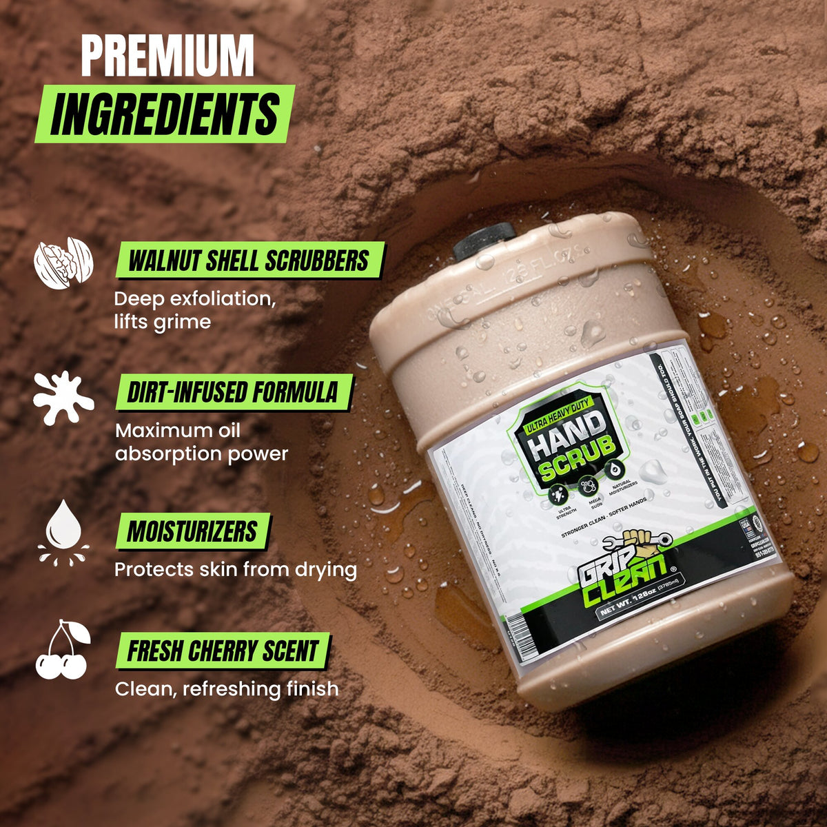 Industrial Hand Cleaner  1 Gallon Grit Soap 