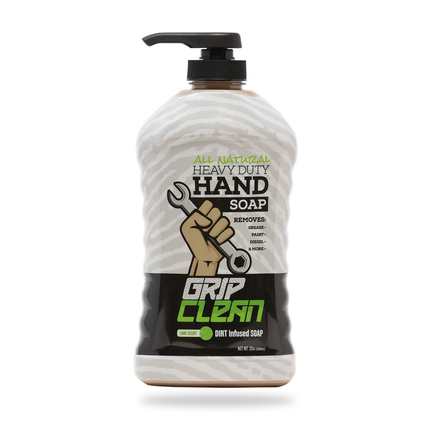 Natural pumice industrial hand soap and cleaner