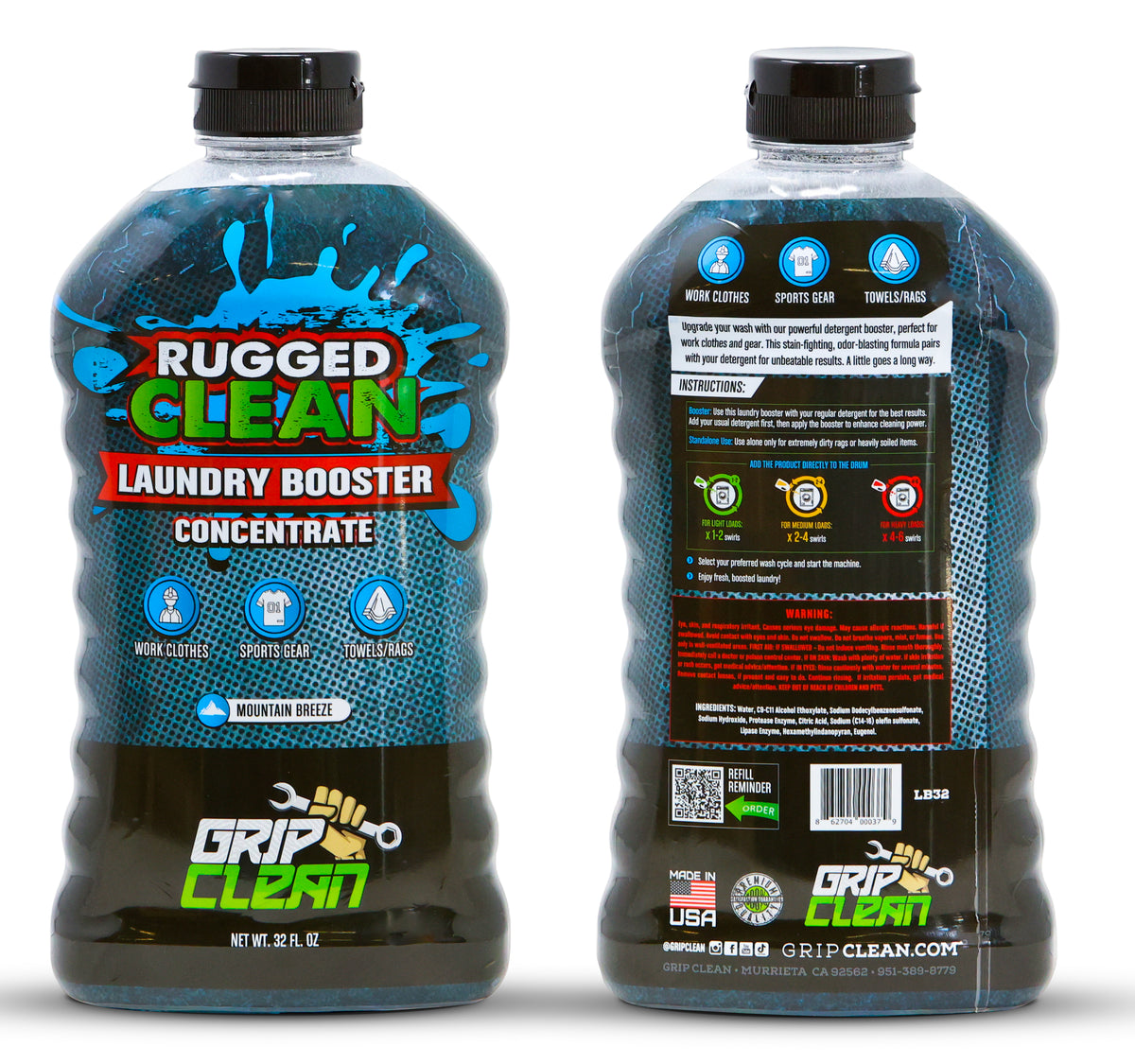 32oz Rugged Clean Laundry Booster