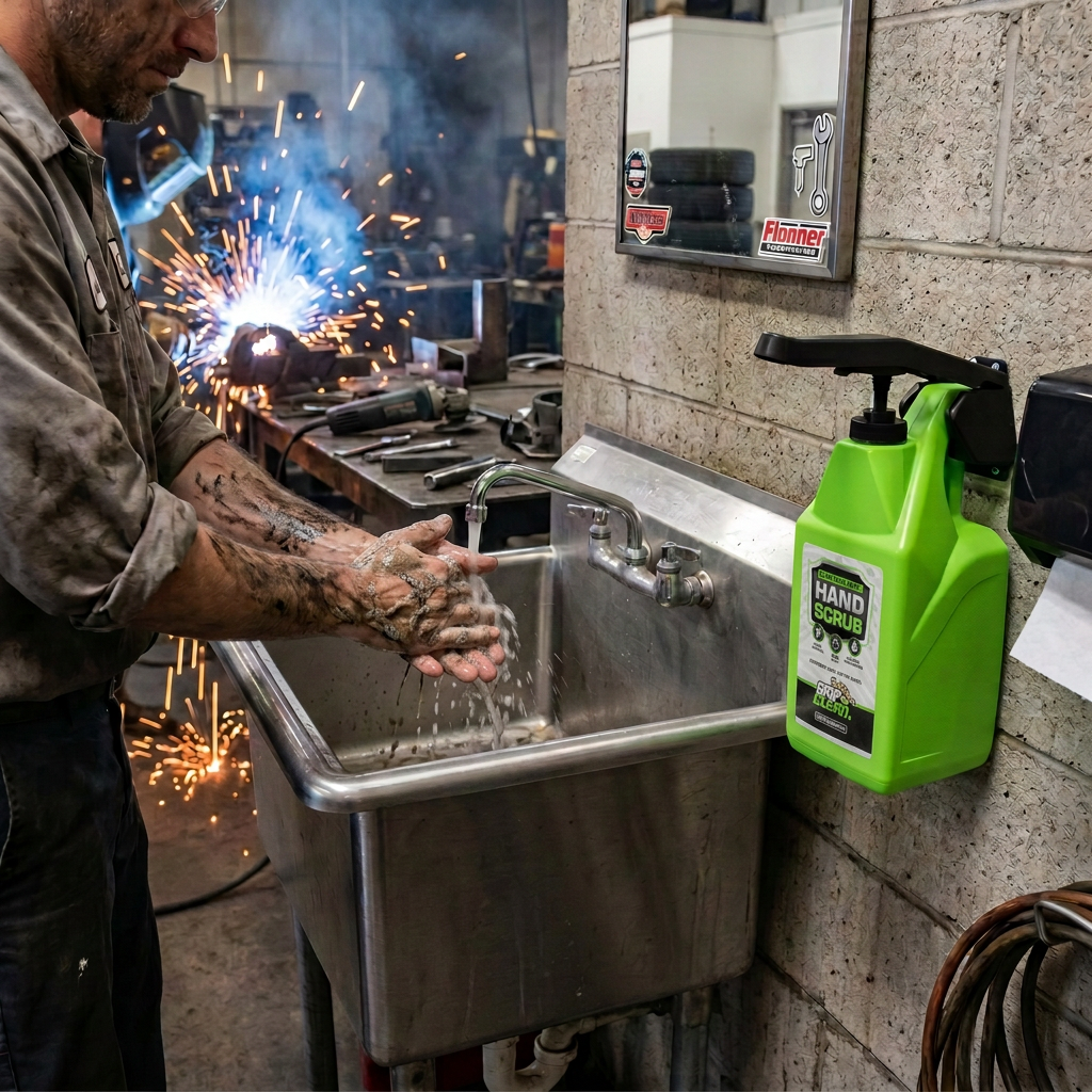 Heavy-duty Ultra HD Walnut Scrub for grease and grime