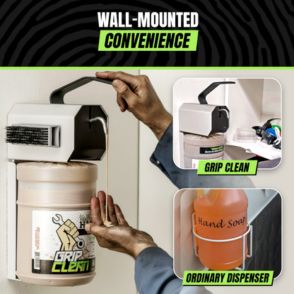 Wall_mounted_soap_dispenser_installed_at_shop_sink_industrial_soap_dispenser_setup